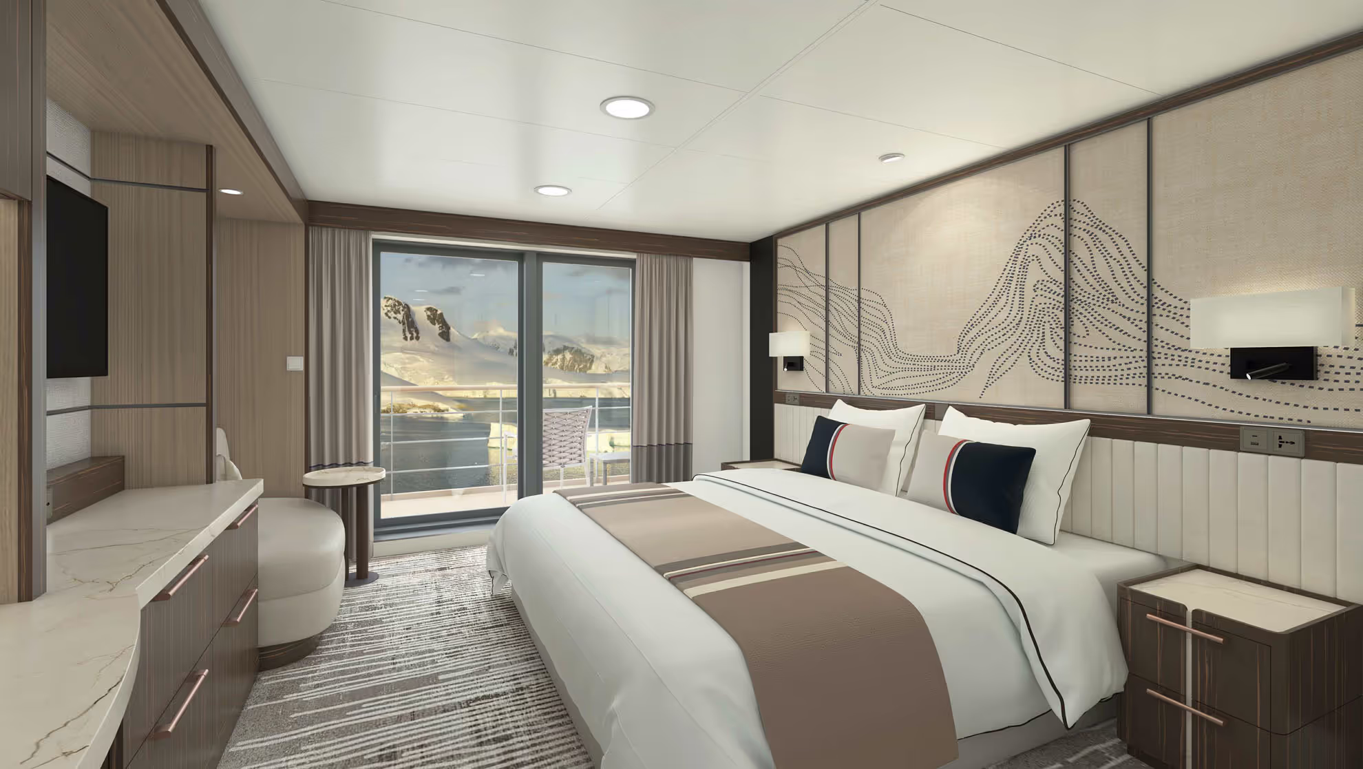Magellan Discoverer Deluxe Veranda Cabin interior