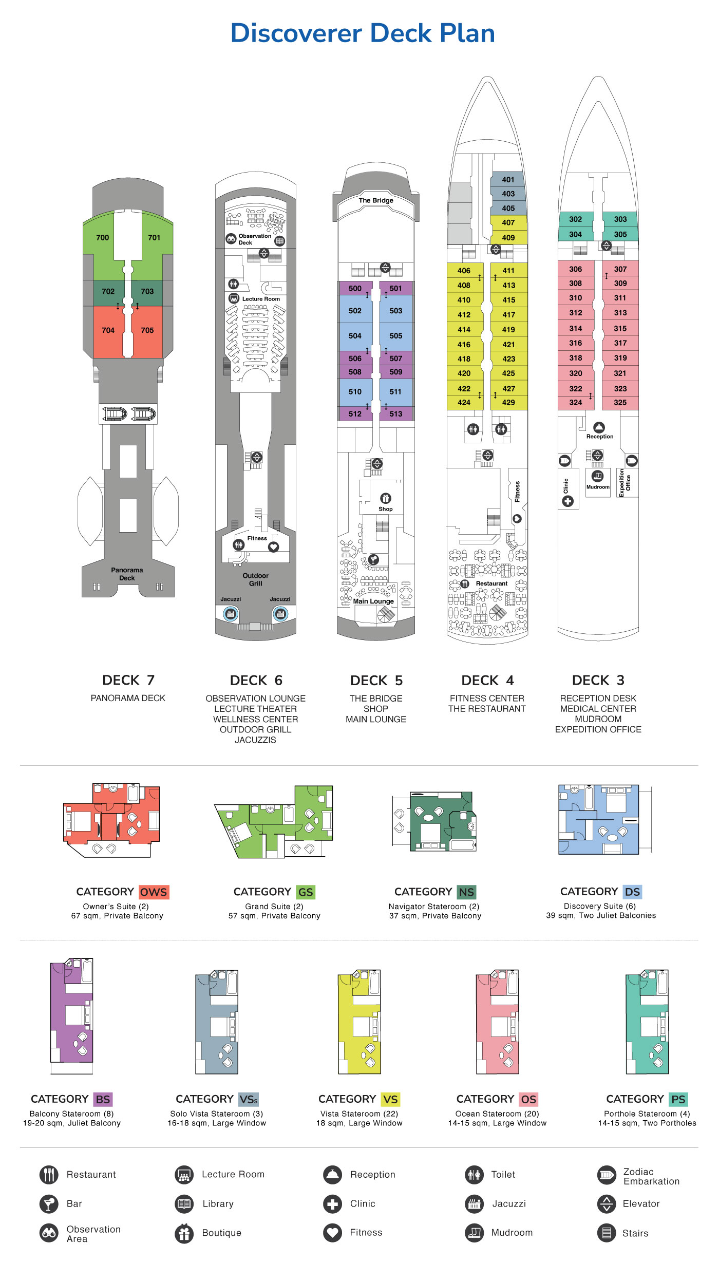 MV Discoverer deck plan 1
