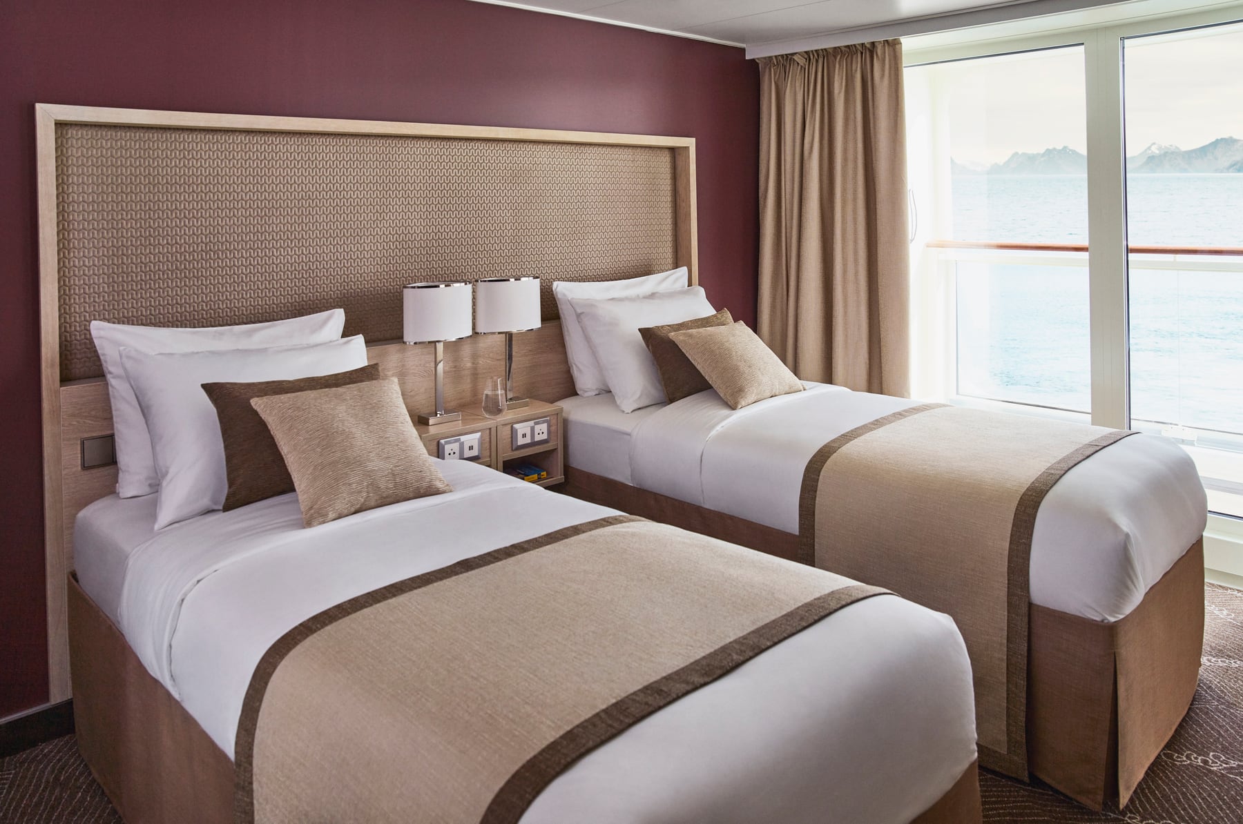 National Geographic Endurance Category 6 Junior Balcony Suite interior