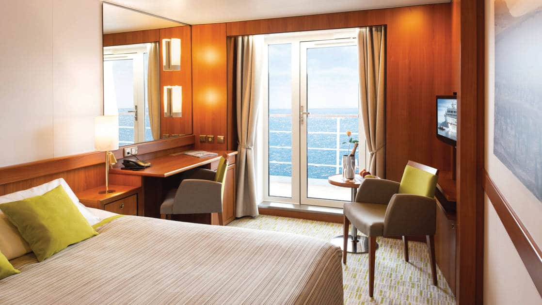 MS Seaventure Veranda Stateroom interior