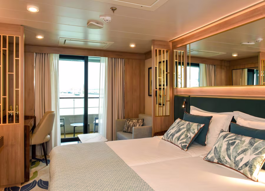 World Voyager Veranda Suite interior